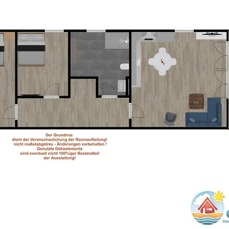 Appartement Weisse &quotdas Meeresloft&quot Boltenhagen (Ostseebad)